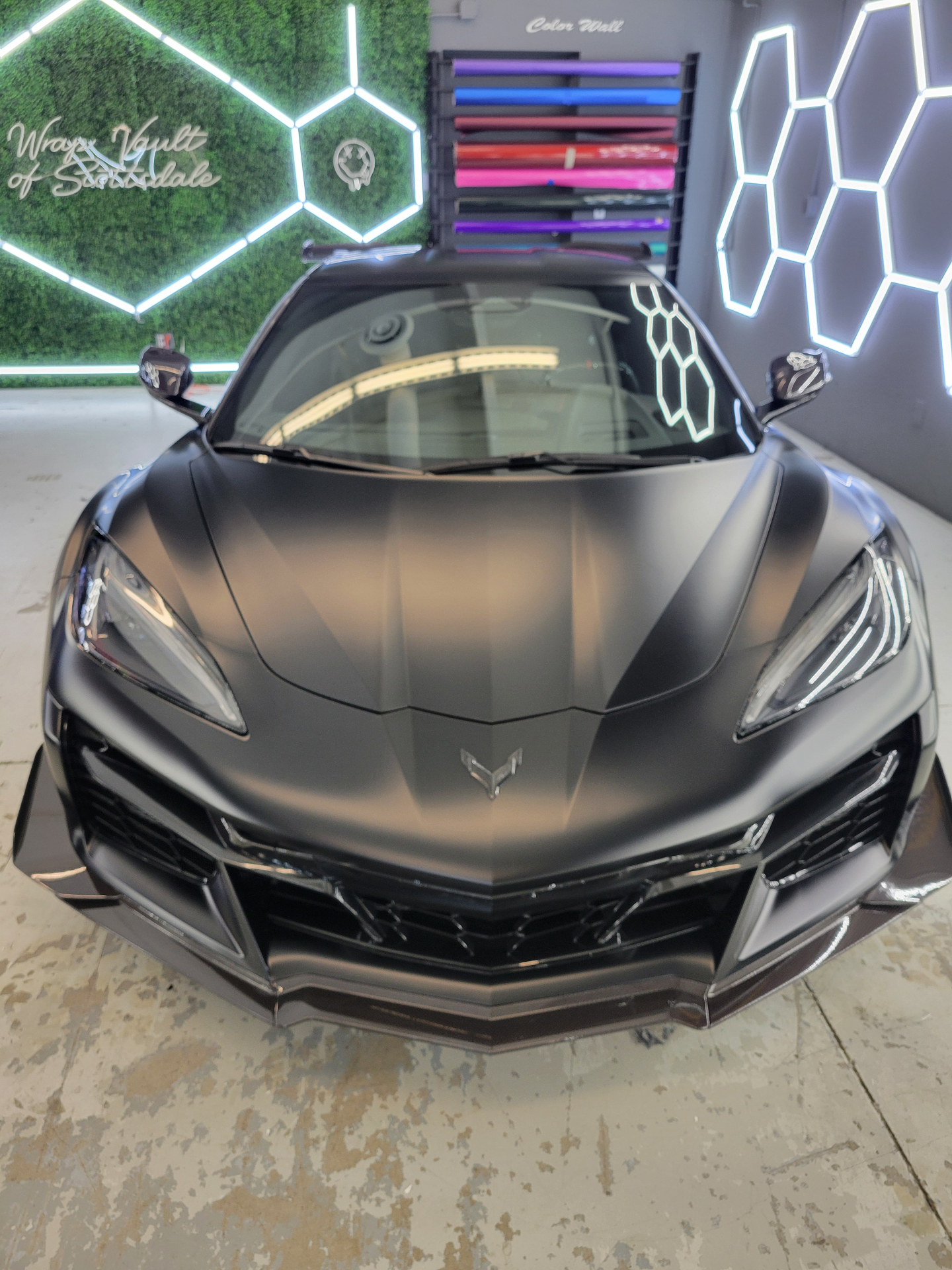 Black Corvette C8 with Ultimate 5-Year Ceramic Coating Show-Car Finish Scottsdale