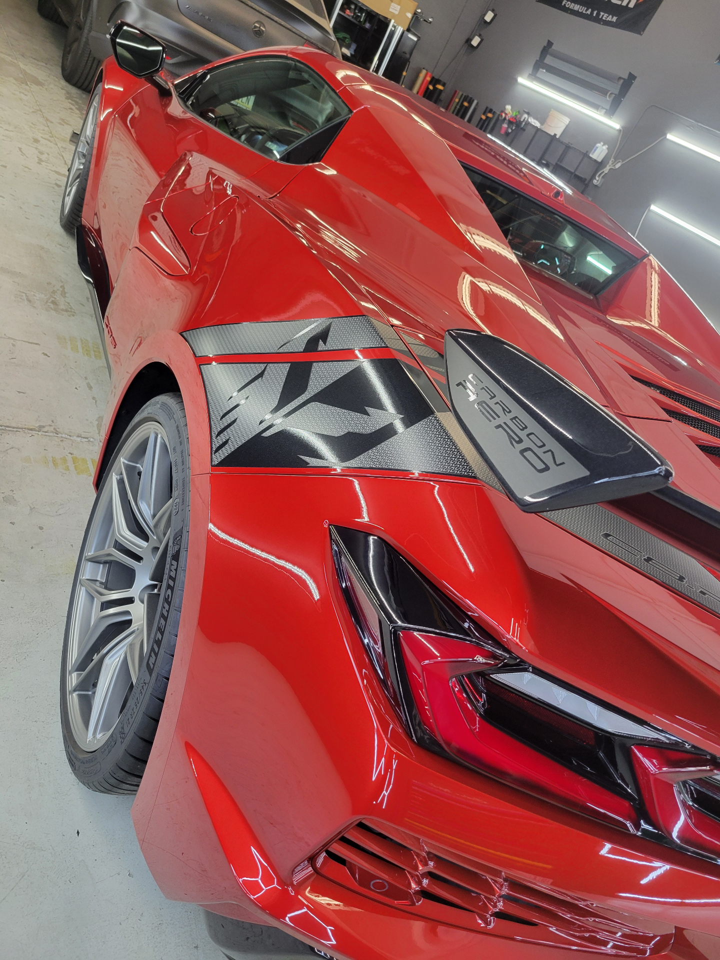 Red Corvette with Premium 3-Year Ceramic Coating and Paint Correction Scottsdale