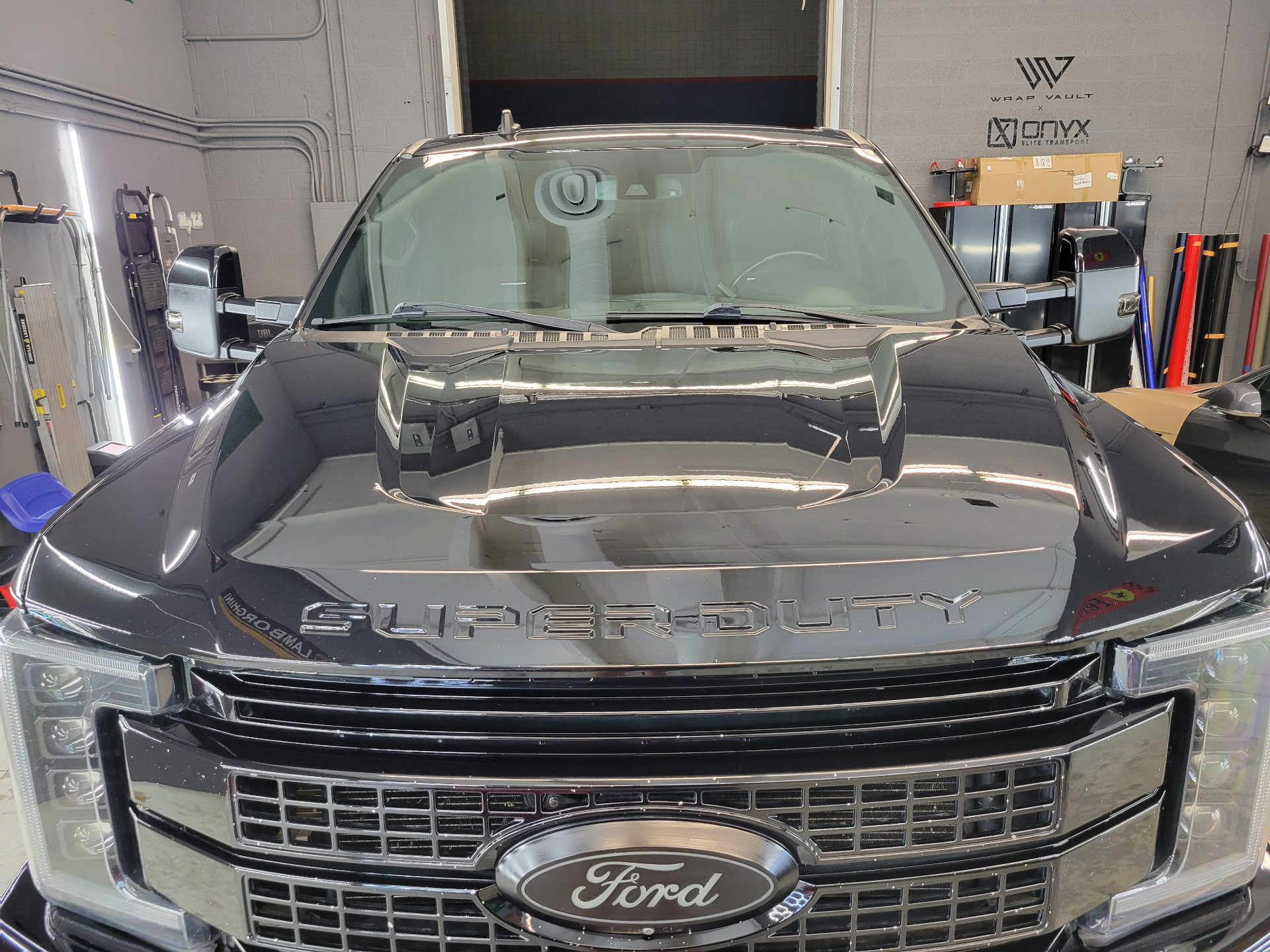 Ford F-450 Super Duty after 2-step paint correction and ceramic coating